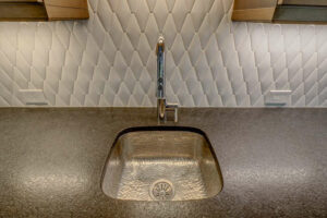 Hammered Metal Sink