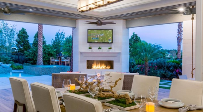 Outdoor Fireplace