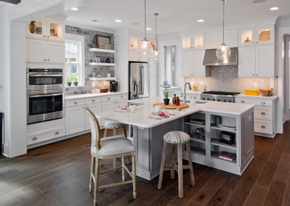 Reflective Surfaces in Kitchen