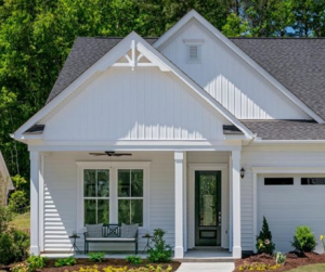 Covered Porch with Door