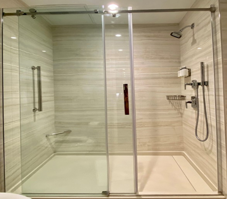 sliding shower door